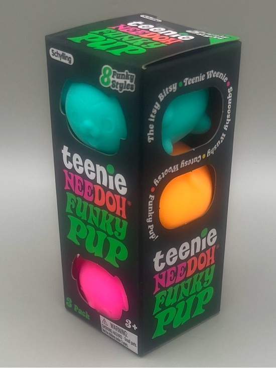 Schylling Other - Schylling NeeDoh Teenie Funky Pups ~ 3 Pack 
Blue/Orange/Pink 🩵🧡🩷 Collection NEW